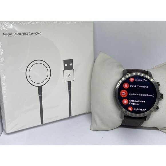 Fossil Gen 3 Authentic Genuine Smart Watch Custom Band FTW4001 DC740 - Picture 1 of 12
